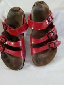 Betula rot 3-Riemen-Sandalen - Bild 1 von 6
