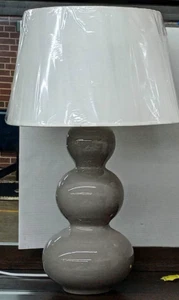 LARGE TRIPLE GOURD LAMP BY ROBERT ABBEY - NO SHADES - BRAND NEW - LAMP ONLY - Picture 1 of 2