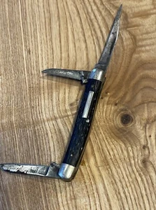 Vintage KABAR USA 3 Blade Pocket Knife 2” Blade - Picture 1 of 5