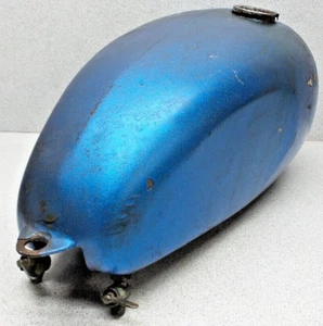 VINTAGE TRIUMPH GAS TANK (DAMAGE DENTS DINGS) - Picture 1 of 23