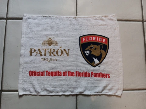Florida Panthers 2023 Patron Tequila Playoff NHL Rally Towel Shield 19 X 14.5 Cover