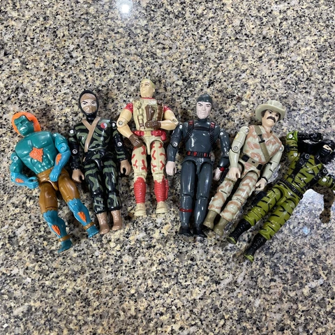 LANARD THE CORPS GI JOE Military Action Figures Lot of 6 3.75” 1990s? Cover