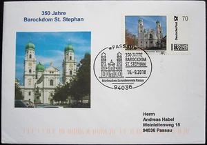 Bund BRD Brief Briefmarke Individuell SST Passau 350 Jahre Barockdom St. Stephan - Bild 1 von 1