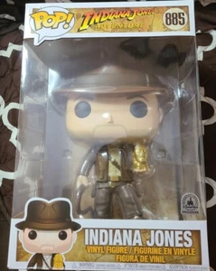 Funko Pop Indiana Jones ECCC 10” Holding Gold Statue 885 LE2000 - Picture 1 of 1
