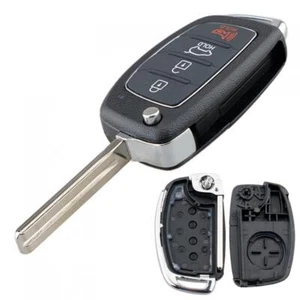 4 Buttons Car Remote Key Shell Fit for Hyundai / Santa / Fe Sonata / Tucson - Picture 1 of 8