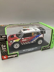 Bburago Voiture Coffret D’origine Mini John Cooper Works Wrc - Picture 1 of 2
