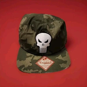 MARVEL PUNISHER SNAPBACK CAP CAMO ONE SIZE FITS ALL - Picture 1 of 5