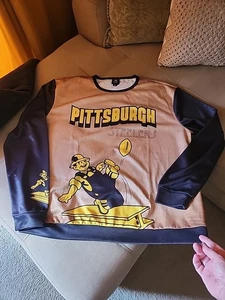 PITTSBURGH STEELERS Langarm Trikot Shirt. Neu 2XL Beauty!! Throwback🏈🖤💛 - Bild 1 von 8