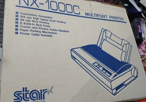 Drukarka Star nx-1000c w oryginalnym opakowaniu (z kablami / instrukcjami / serialami / gadżetami) działająca - Zdjęcie 1 z 10