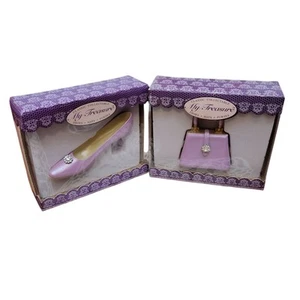 My Treasure Mini Shoe 11025 Mini Purse 11024 Kingsbridge Boxed Purple Rhinestone - Picture 1 of 10