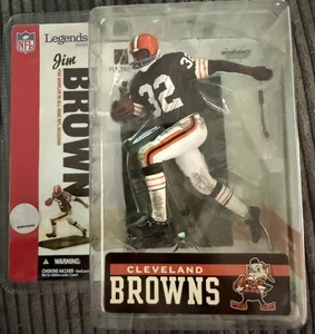 MCFARLANE NFL LEGENDS SERIE 2 BROWNS HOF RB JIM BROWN SIN USAR, EN CAJA - Imagen 1 de 2