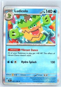 Ludicolo 037/159 Pokémon Escarlata y Violeta Viaje Juntos Holo Raro - Imagen 1 de 1