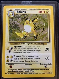 Base Set Raichu Holo Spanish NM/LP - Picture 1 of 10