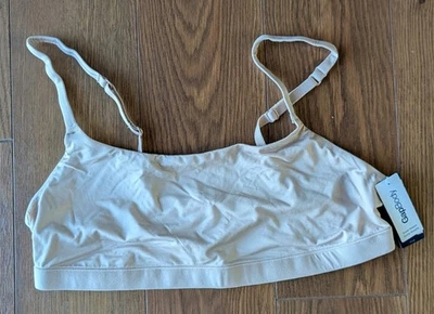 Bralette Gap Body Super Stretch Scoop Natural Beige Mujer Pequeño Foto 1 de 4