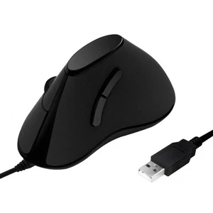 LogiLink ID0158 Ergonomic Vertical Mouse USB schwarz Optisch 1000 dpi 5 Tasten - Bild 1 von 4