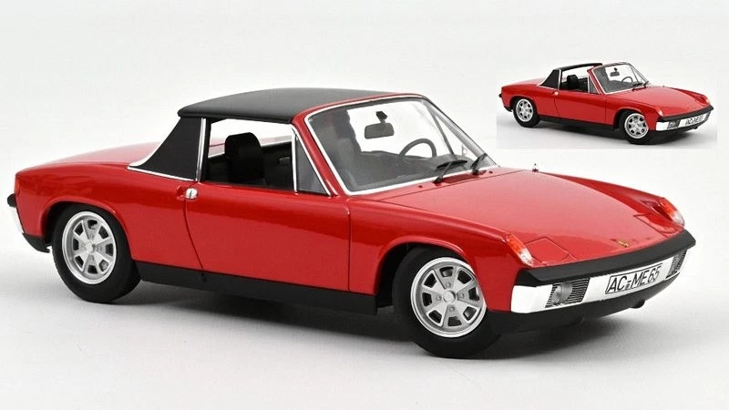 Volkswagen-Porsche 914 1.7 1972 Red 1:18 NOREV 187690 - Immagine 1 di 1