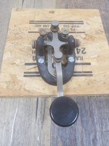 U66 ♻ Llave telégrafo código Morse Speed X base metálica ♻ - Imagen 1 de 9