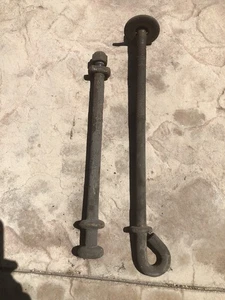 61-66 FORD F100 F150 F250 SPARE TIRE CARRIER BOLTS PICKUP TRUCK CUSTOM CAB - Picture 1 of 2