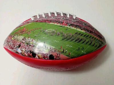 Futebol colecionável comemorativo de futebol americano Ohio State University Buckeyes  - Imagem 1 de 4