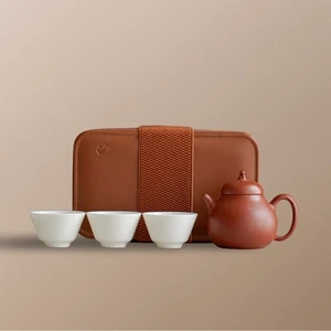 NWT TeaTsy "Still Earth" – Yixing Clay Travel Tea Set - Picture 1 of 11