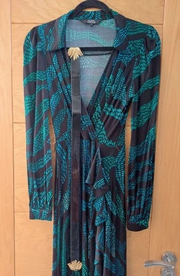 Star/Julian MacDonald Women's Blue Mix Stretch Sleeveless Bodycon Dress Size 12 - Image 1 of 4