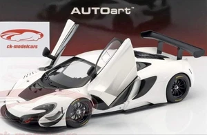 AUTOart McLaren 650S GT3 1/18 Blanco Modelo Coche Puerta Abierta Nuevo - Imagen 1 de 12