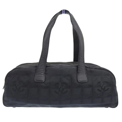 Chanel Canvas Mini Boston Bag Women Black One Size - Image 1 of 4