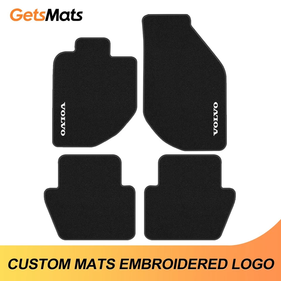 Fit Volvo C70 1997-2005 Quality Velour Carpet Car Floor Mats black Liners - Image 1 of 4