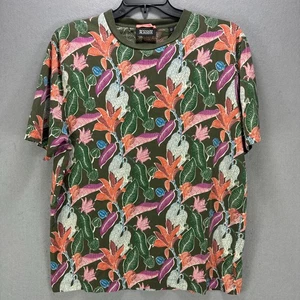 Scotch & Soda Amsterdam T-Shirt Herren XXL Tropical Print bunt Baumwolle Strick - Bild 1 von 9