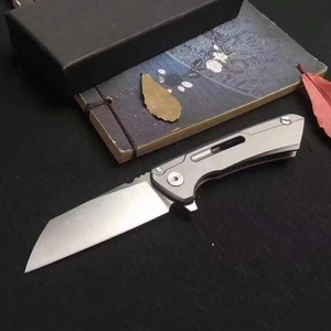 Outdoor Camping EDC hochwertiges Ganzstahllager D2 Klinge Klappmesser Taschenmesser - Bild 1 von 11