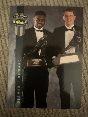 1992 Classic Four Sport 55 Football Card Lot Desmond Howard Ty Detmer Woodson - Image 1 of 4