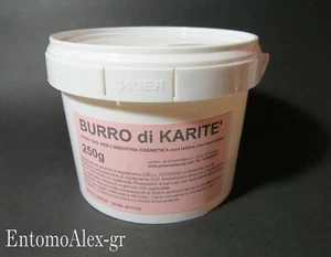 BURRO DI KARITE' 250g-500g NATURALE al 100% PURO mani viso emolliente cosmetica - Foto 1 di 5