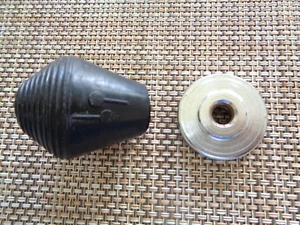 1960s SONOR TEARDROP RUBBER FEET+MEMORY LOCK FOR SPUR LEGS-HI HAT W.GERMANY GOOD - Picture 1 of 5