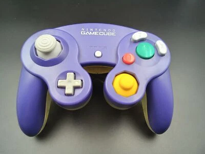 Nintendo Gamecube Controller Purple and Clear OEM - Image 1 of 2