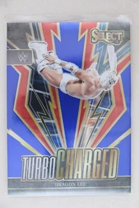 Dragon Lee - 2024 WWE Panini Select Wrestling Turbo Charged Blue Prizm #39/49 - Picture 1 of 2
