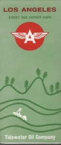 1964 Tidewater Road Map: Los Angeles NOS - Picture 1 of 1