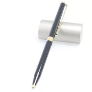 Dupont Classic LAQUE Genuine Lacquer Black Twist Ballpoint Pen Used - Picture 1 of 24