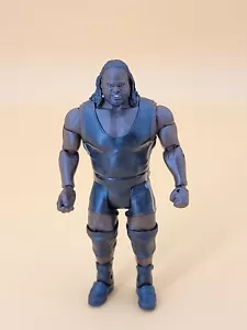 HTF Version 2011 MATTEL WWE WWF WSM MARK Henry 7" silber Logo Wrestling Figur - Bild 1 von 6