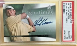 2004 Upper Deck SP Authentic Sign of the Times Retief Goosen PSA 10 Gem MT POP 2 - Picture 1 of 2