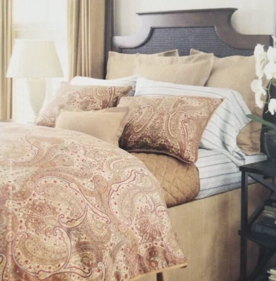 2 fundas de almohada Tommy Hilfiger 500 TC Royale Safari King (1 par) $94 nuevas en paquete Foto 1 de 4