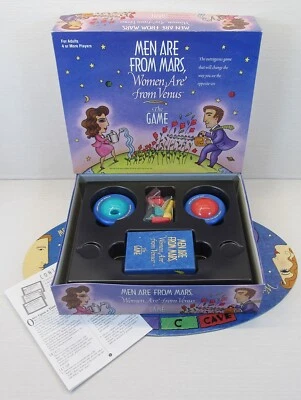 Men are from Mars Women are from Venus Adult Board Game 1998 - 100% COMPLETE VGC - Image 1 of 4