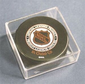 Boîtier de 54 carrés de rondelle de hockey en plastique transparent Pro-Mold 5 ans #PCPSquare