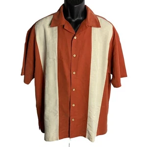 Dunbrooke Button Up Panel Camp Shirt XL Burnt Orange Kurzarm Las Vegas - Bild 1 von 7