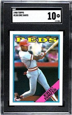 1988 Topps #150 Eric Davis SGC 10 GEM MINT - Image 1 of 2