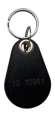 AUTHORIZID 5 AWID 26 Bit Format Compatible Thin Teardrop Key Fobs