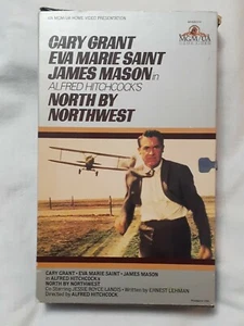 North By Northwest VHS 1983) Alfred Hitchcock Cary Grant TESTED WORKS Book Box - Picture 1 of 9