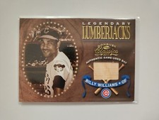 Billy Williams 2001 Donruss Classics Legendary Lumberjacks Game Used Bat Card 