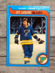 1979-80 Topps Hockey Card #33 Garry Unger St. Louis Blues - Picture 1 of 1