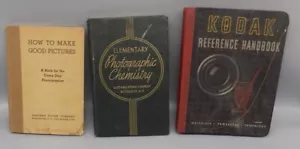 Kodak Book Lot Vintage Reference Handbook Elementary Chemistry Take Good Pics - Picture 1 of 22