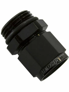 Aeroflow AF907-10-08BLK - Male -8 ORB to Female -10AN Swivel Adapter - Black - Picture 1 of 1